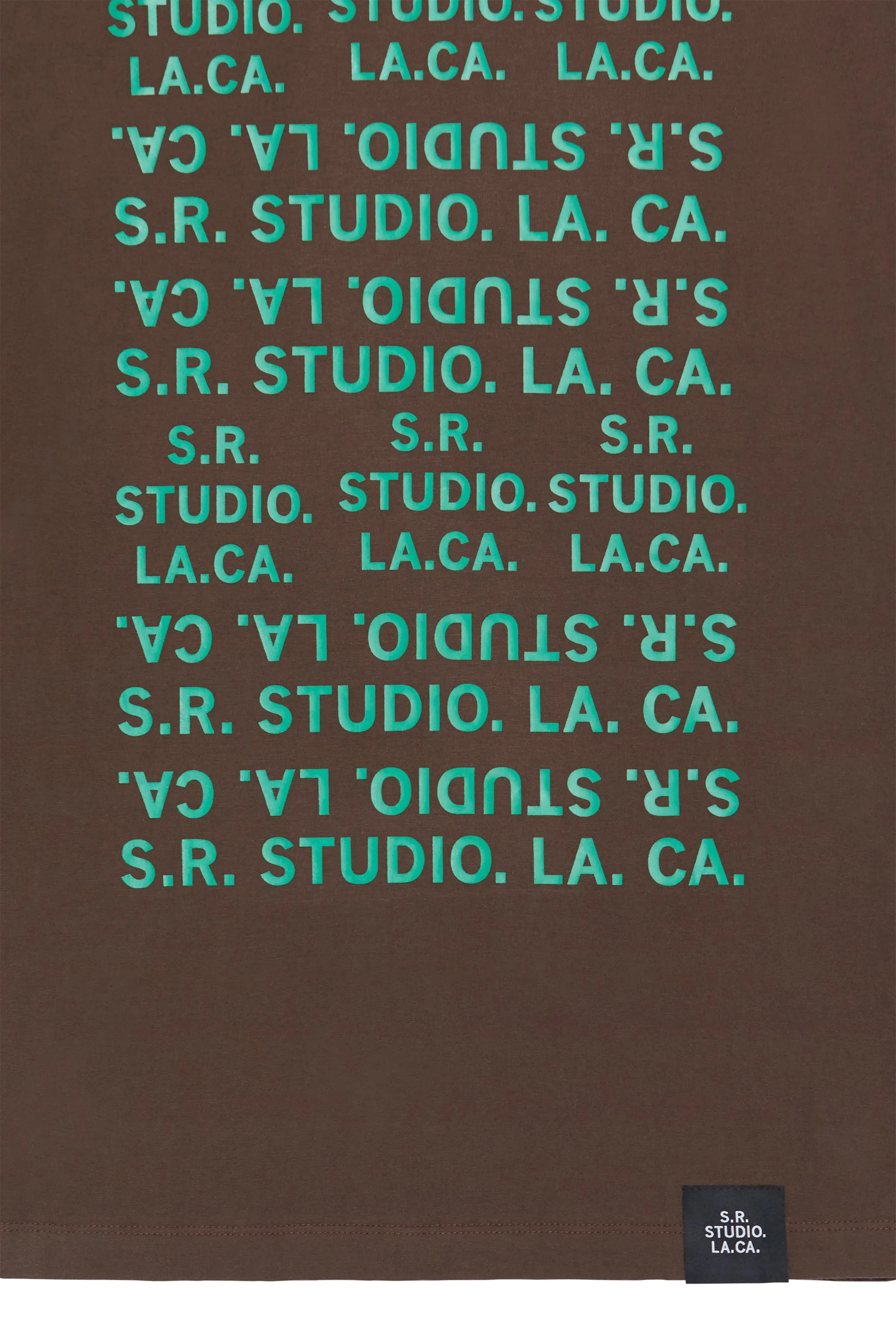 LONG SLEEVE TURTLENECK DRESS WITH S.R.S. DOUBLE LOGO