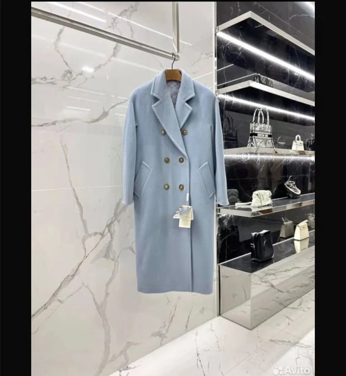 Long Wool Overcoat for Women, Cashmere Coat, Slim and Thin, Winter Fashion