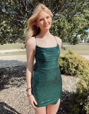 Lyla | Sheath Sequin Short Mini Homecoming Dress