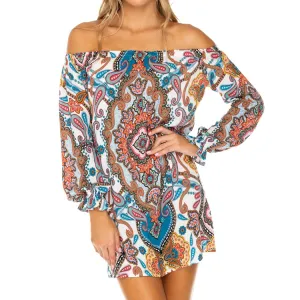 MAESTRANZA - Cuff Bell Sleeve Dress