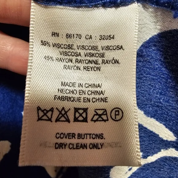 Maeve by Anthropologie Blue White Caravane Drop Waist Tunic Dress Size M