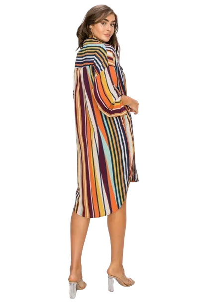 Magenta Combo Plus Size Dress - Pack of 6