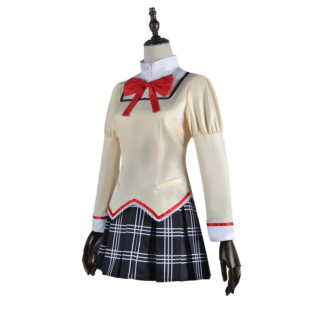 Mahou Shoujo Madoka Magica Homura Akemi Anime Character School Uniform Cosplay Costume Outfits