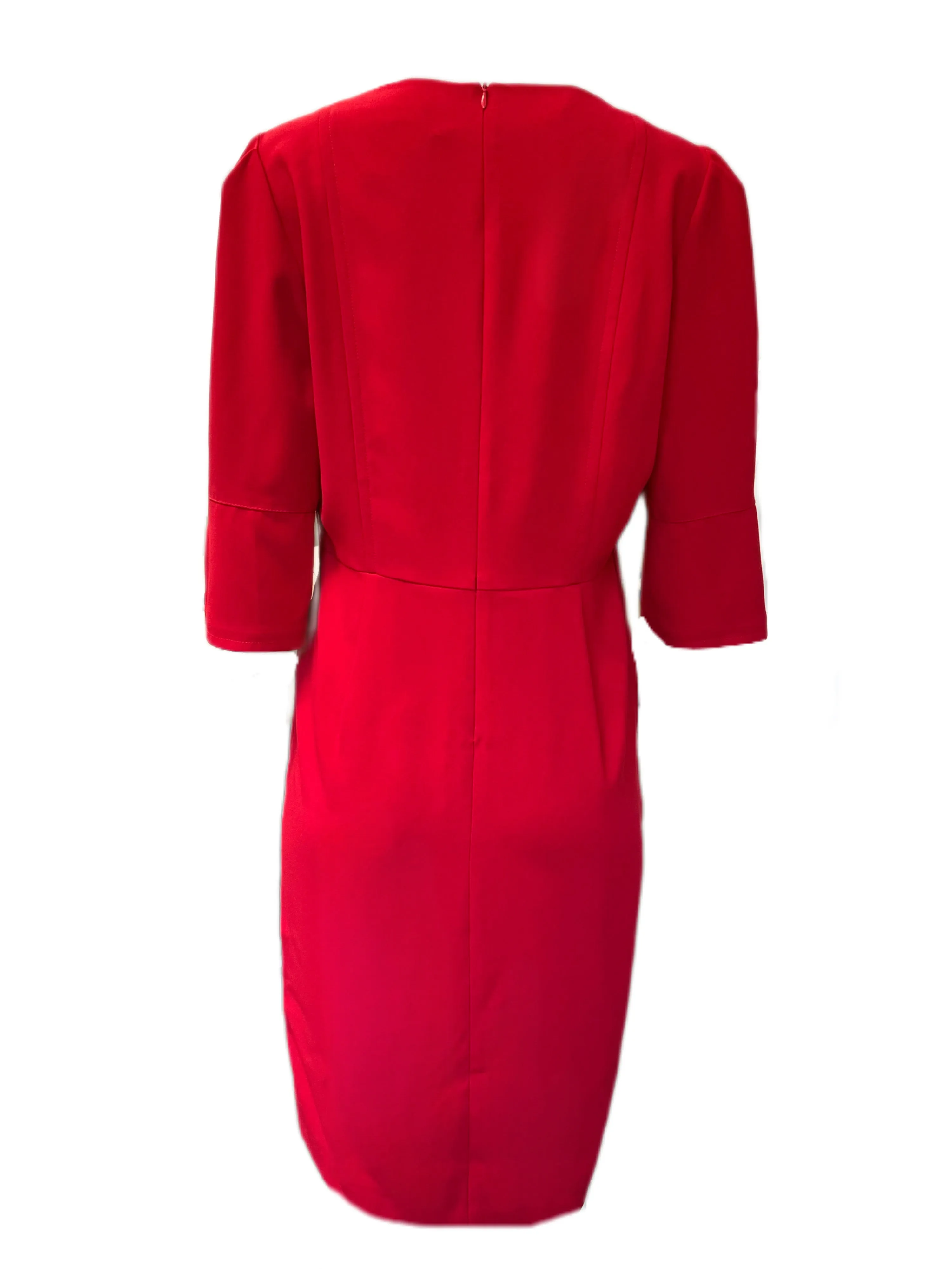 Marella By Max Mara Women's Red Katana Sheath Dress NWT