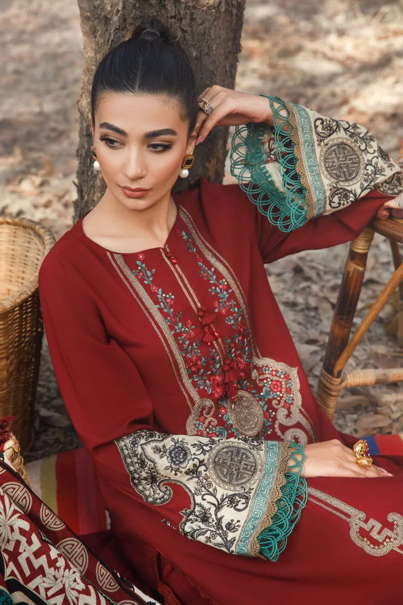 MARIA B | M PRINTS WINTER SHAWL COLLECTION 2022 | MPT-1605-B