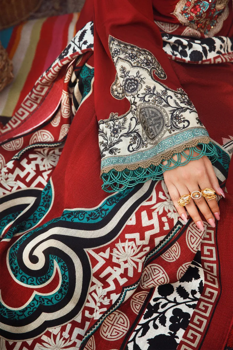 MARIA B | M PRINTS WINTER SHAWL COLLECTION 2022 | MPT-1605-B