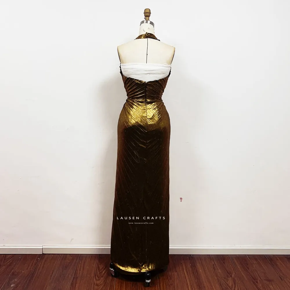 Marilyn Monroe Gold Dress Gentlemen Prefer Blondes Costume
