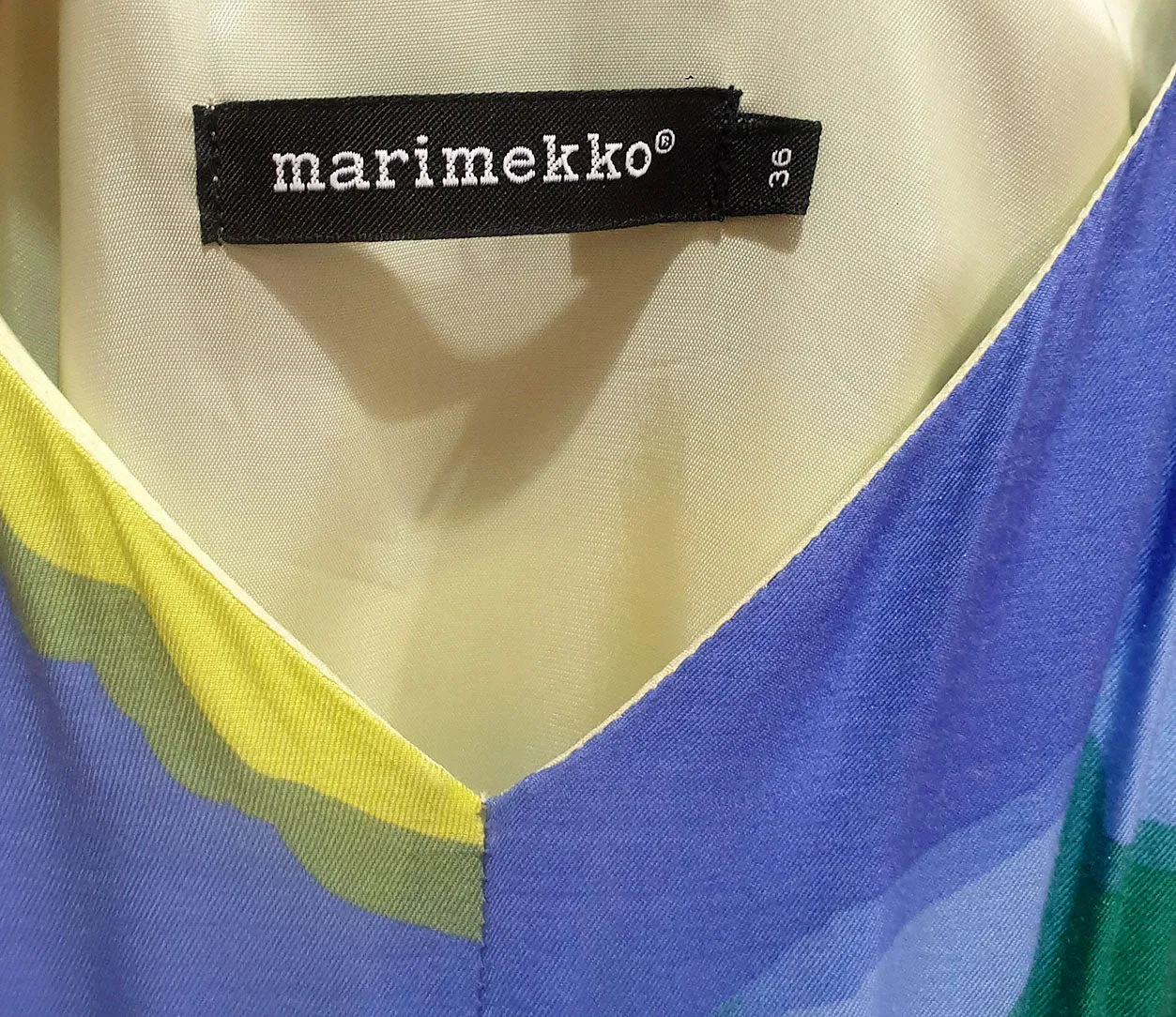 Marimekko silk mix maxi dress size 36/10