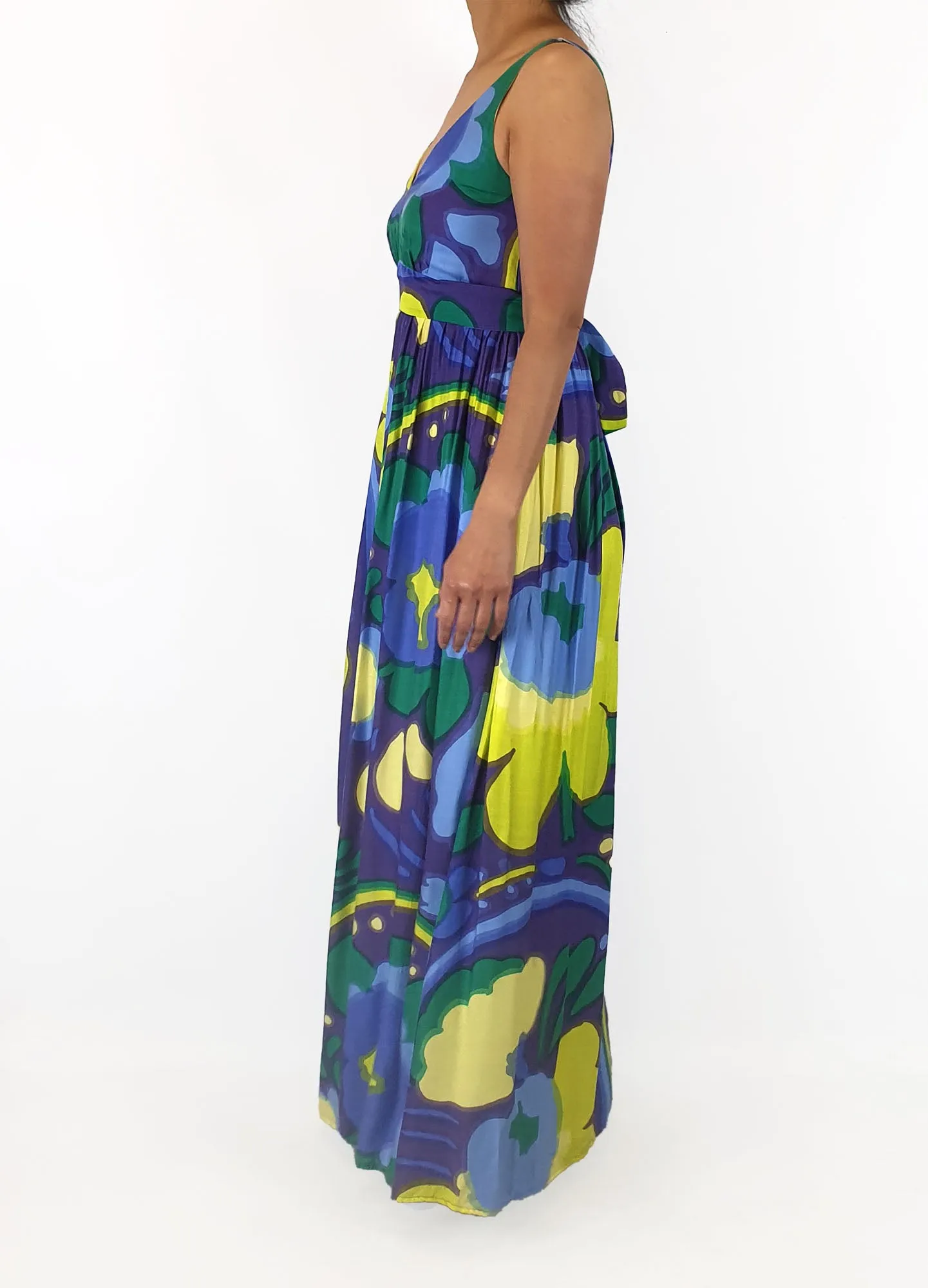 Marimekko silk mix maxi dress size 36/10