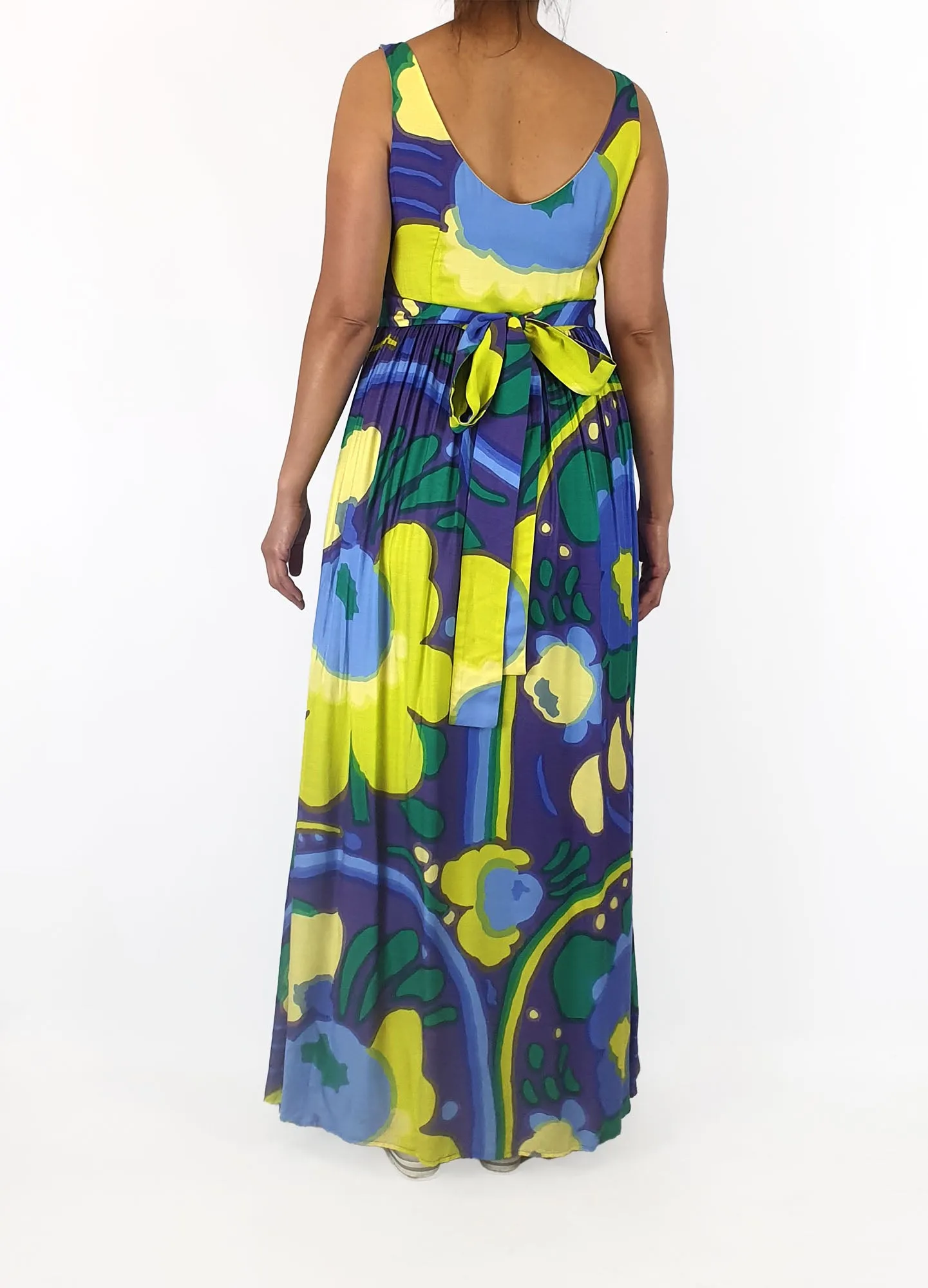 Marimekko silk mix maxi dress size 36/10