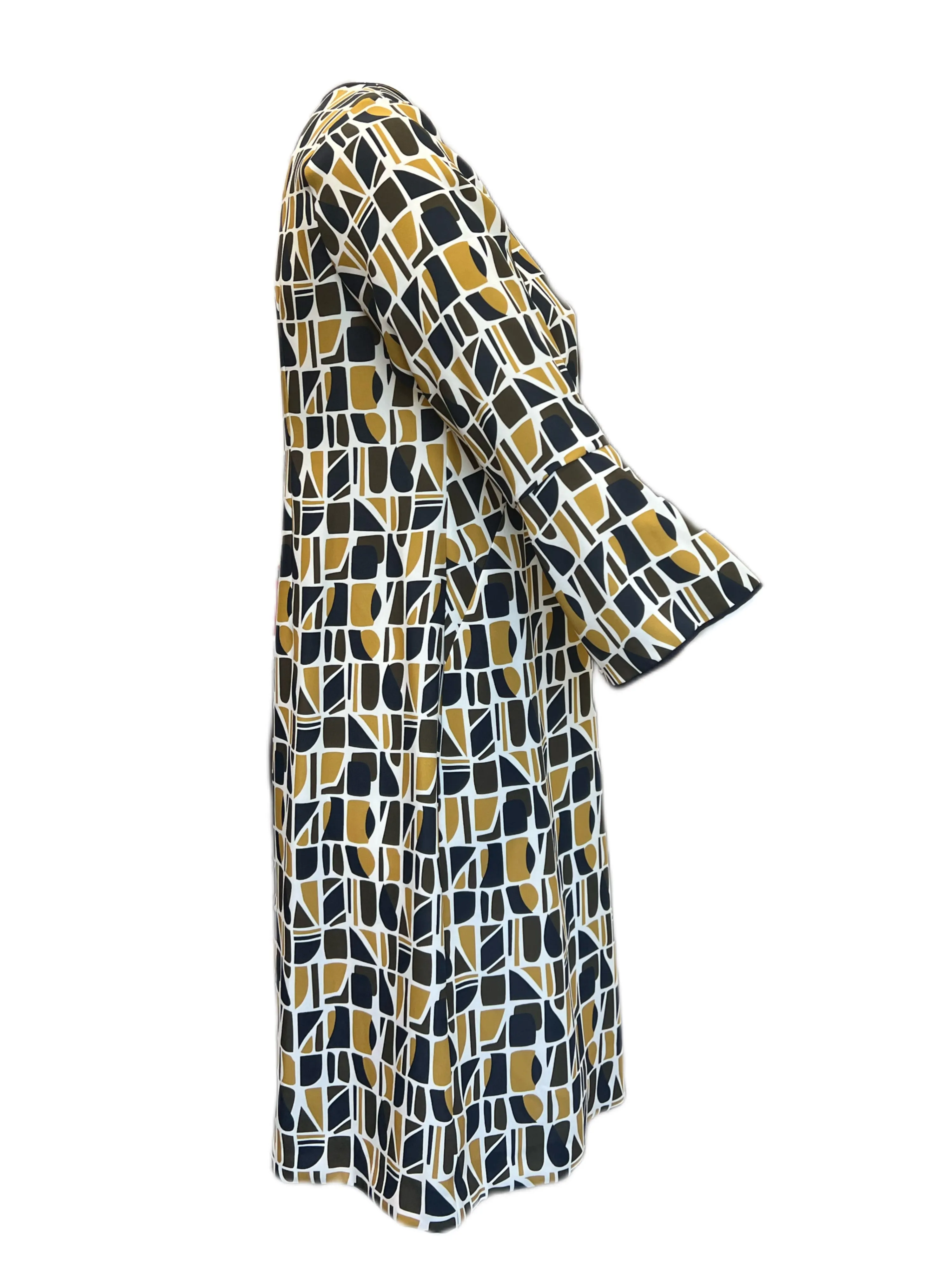 Marina Rinaldi Women's Yellow Diesis Sheath Dress Size 12W/21 NWT