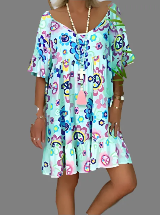 Martha – Flowy Women's Straight Dress