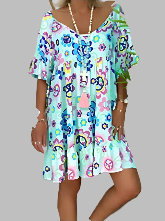Martha – Flowy Women's Straight Dress