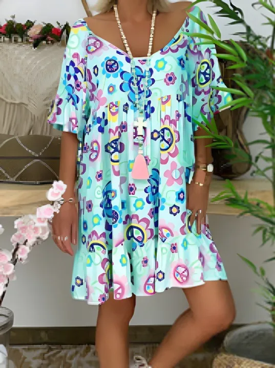 Martha – Flowy Women's Straight Dress