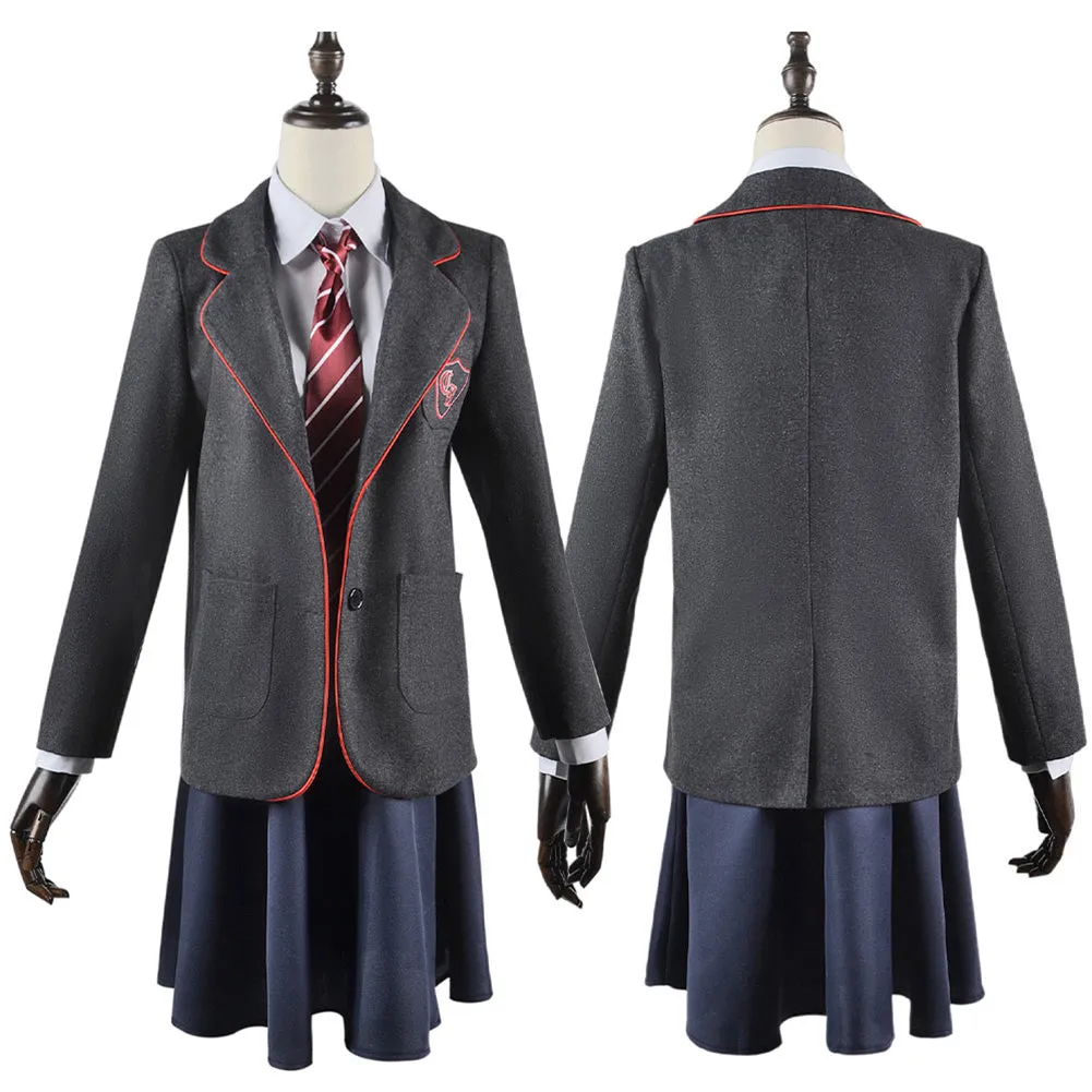 Matilda The Musical School Uniform Adult Cosplay Costume Outfits Halloween Carnival Suit