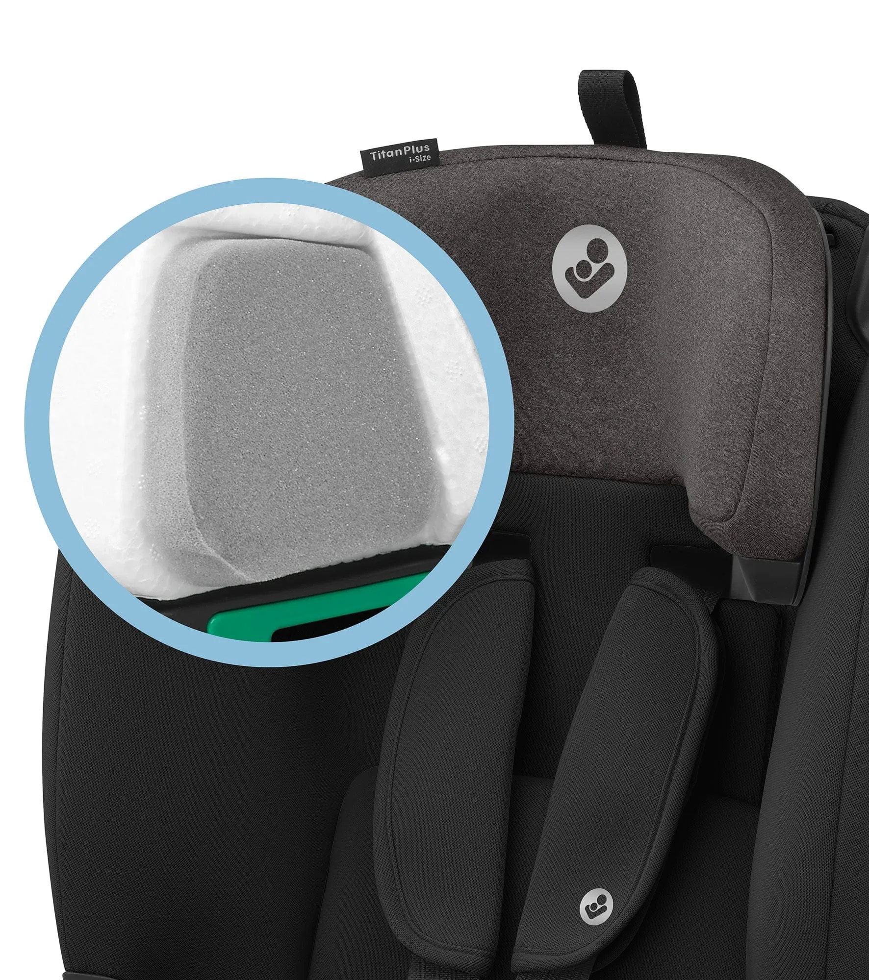 Maxi-Cosi Titan Plus i-Size Car Seat - Authentic Black