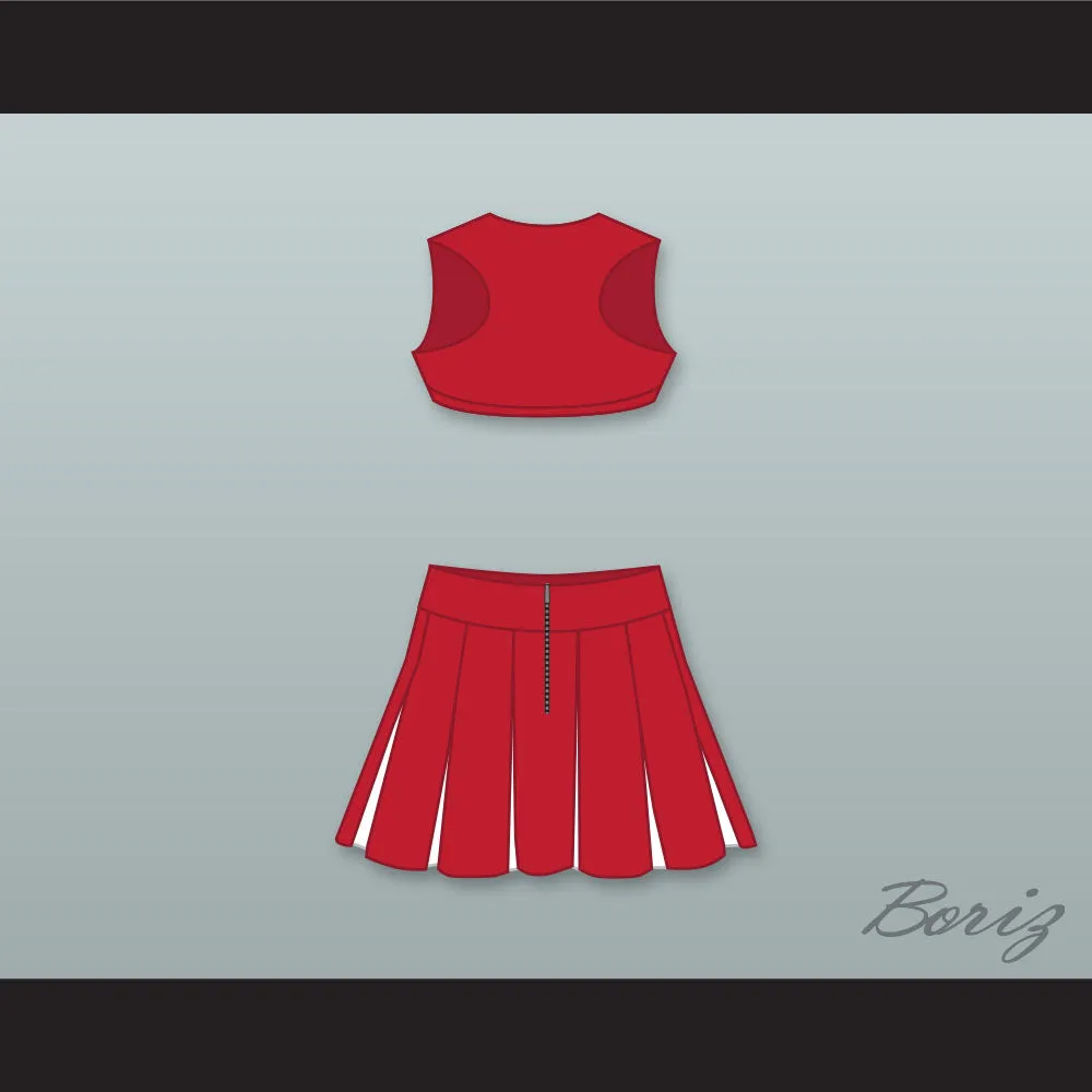Megan Bloomfield High School Red Cheerleader Uniform But I'm a Cheerleader