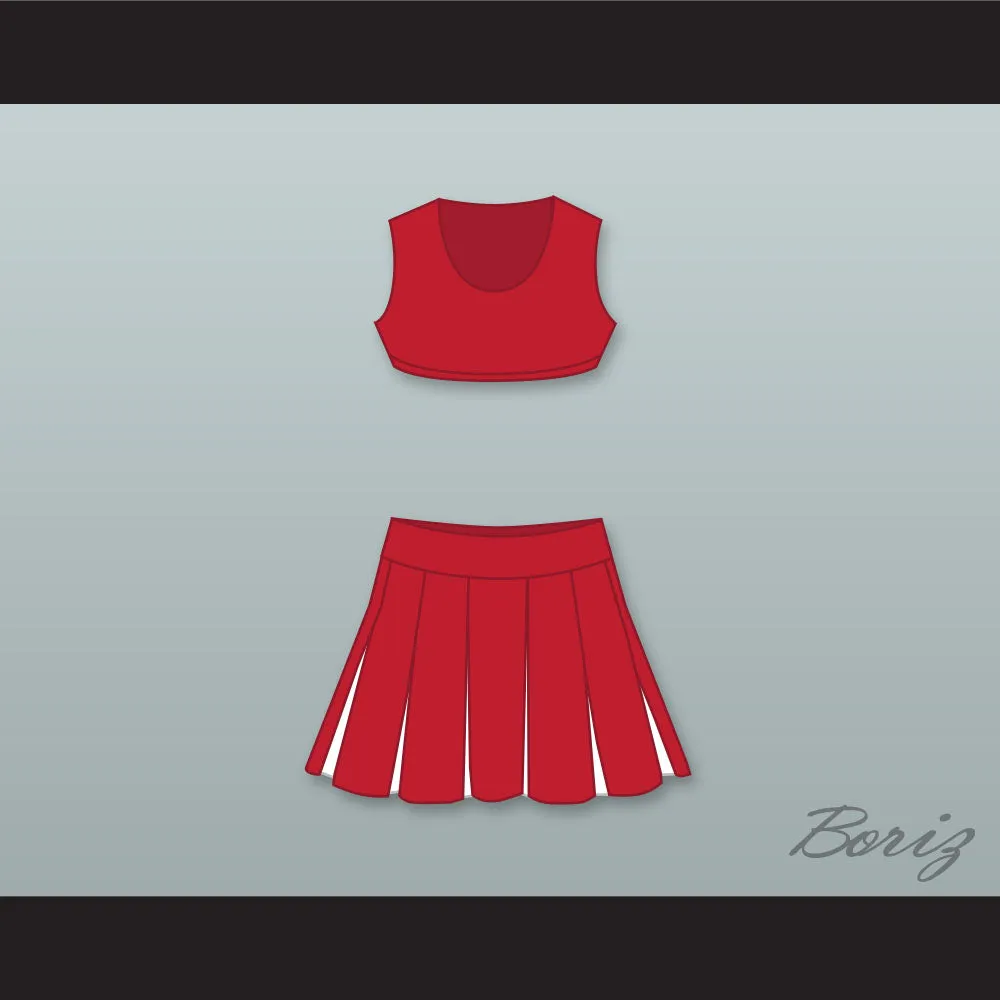 Megan Bloomfield High School Red Cheerleader Uniform But I'm a Cheerleader