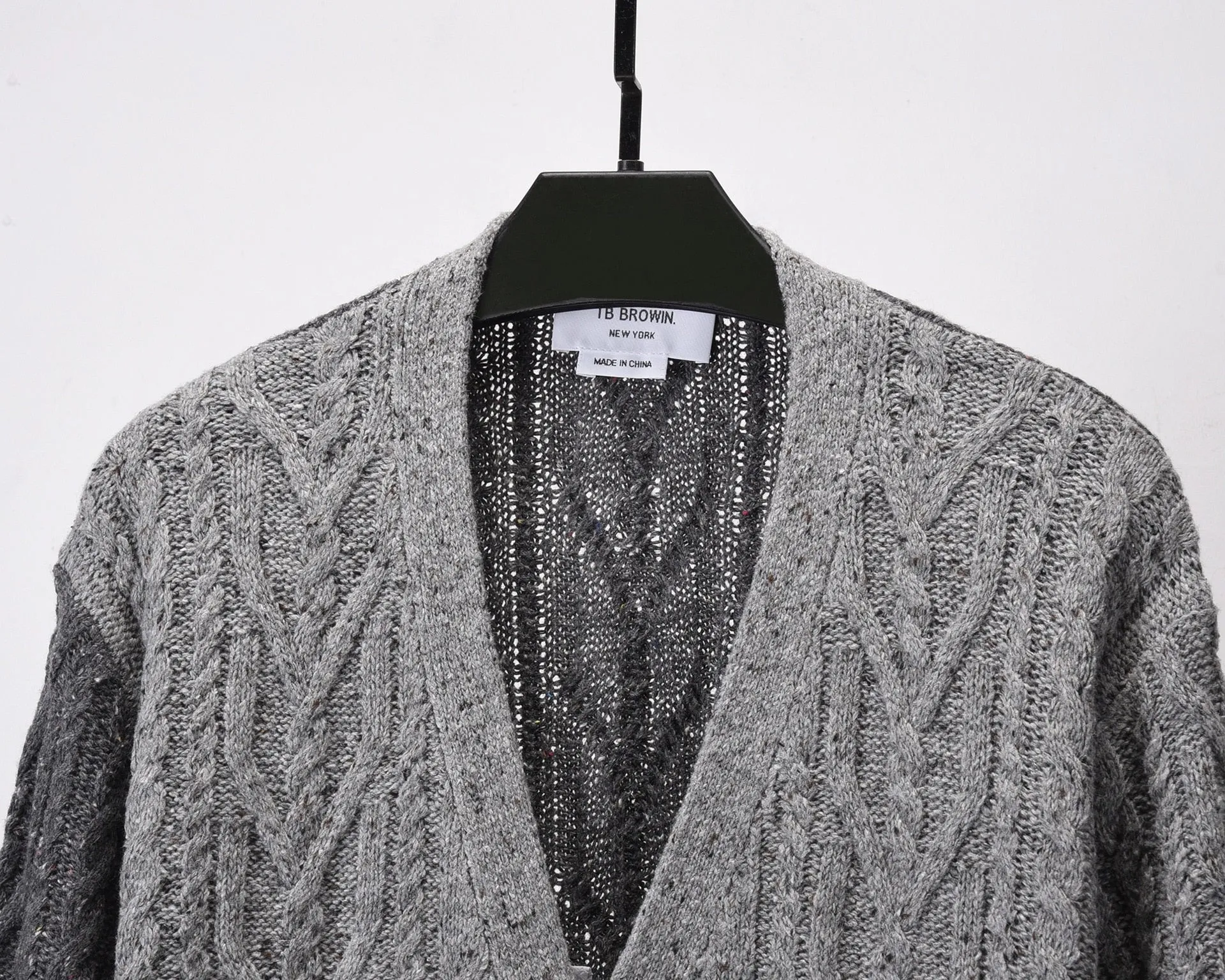 Men Cardigan Wool Casual Sweater