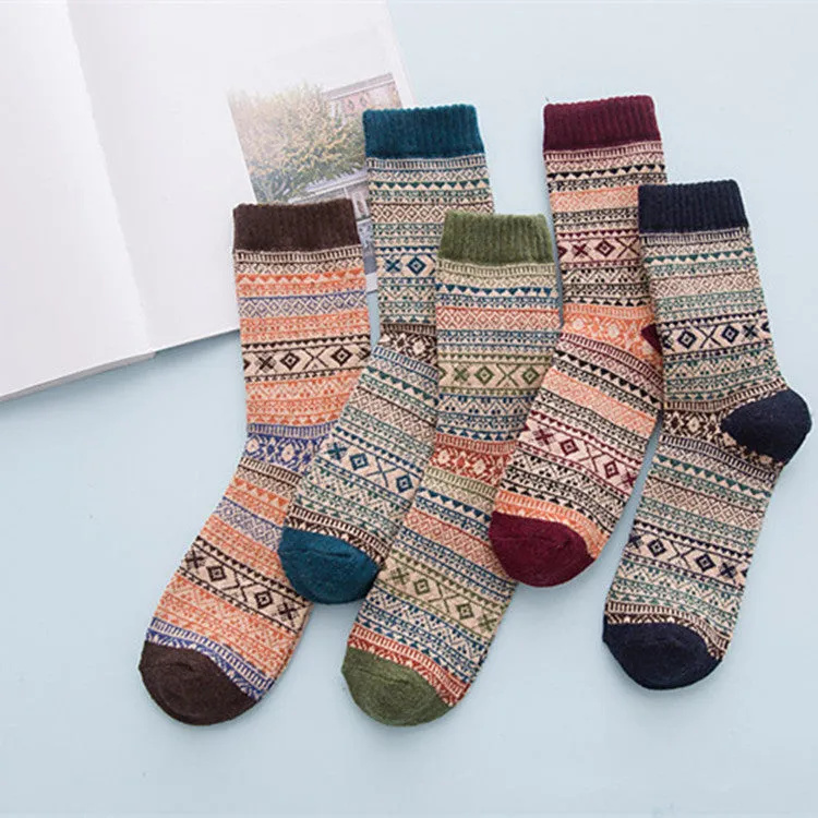 Men's Retro Wool Socks