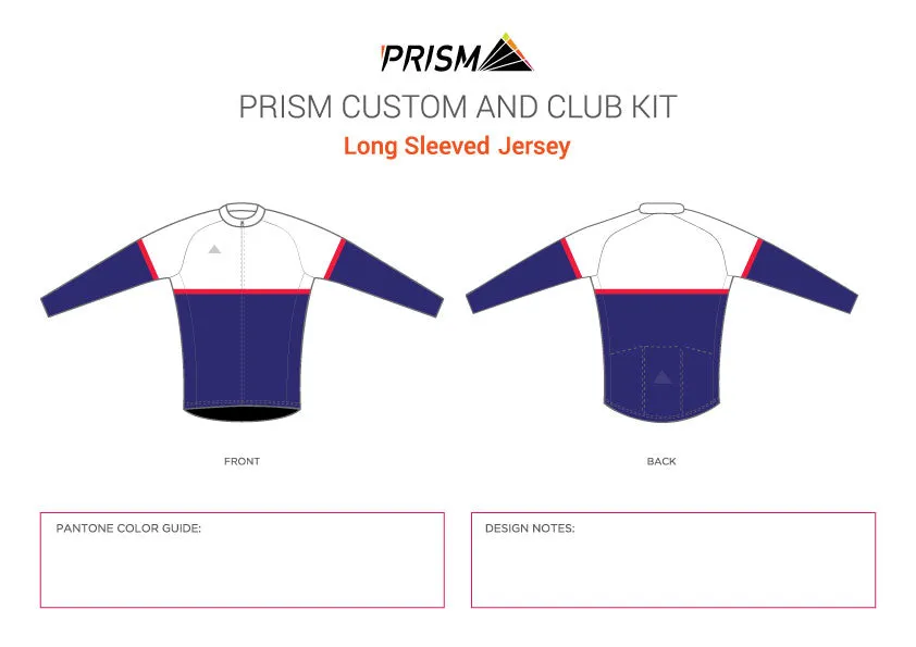 Men's Spring Classic Summer Weight Long Sleeve Jersey - Race Cut