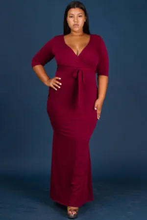 Mermaid V Neck Maxi