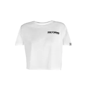 Method Endless Summer Ladies Crop Top Tee | White