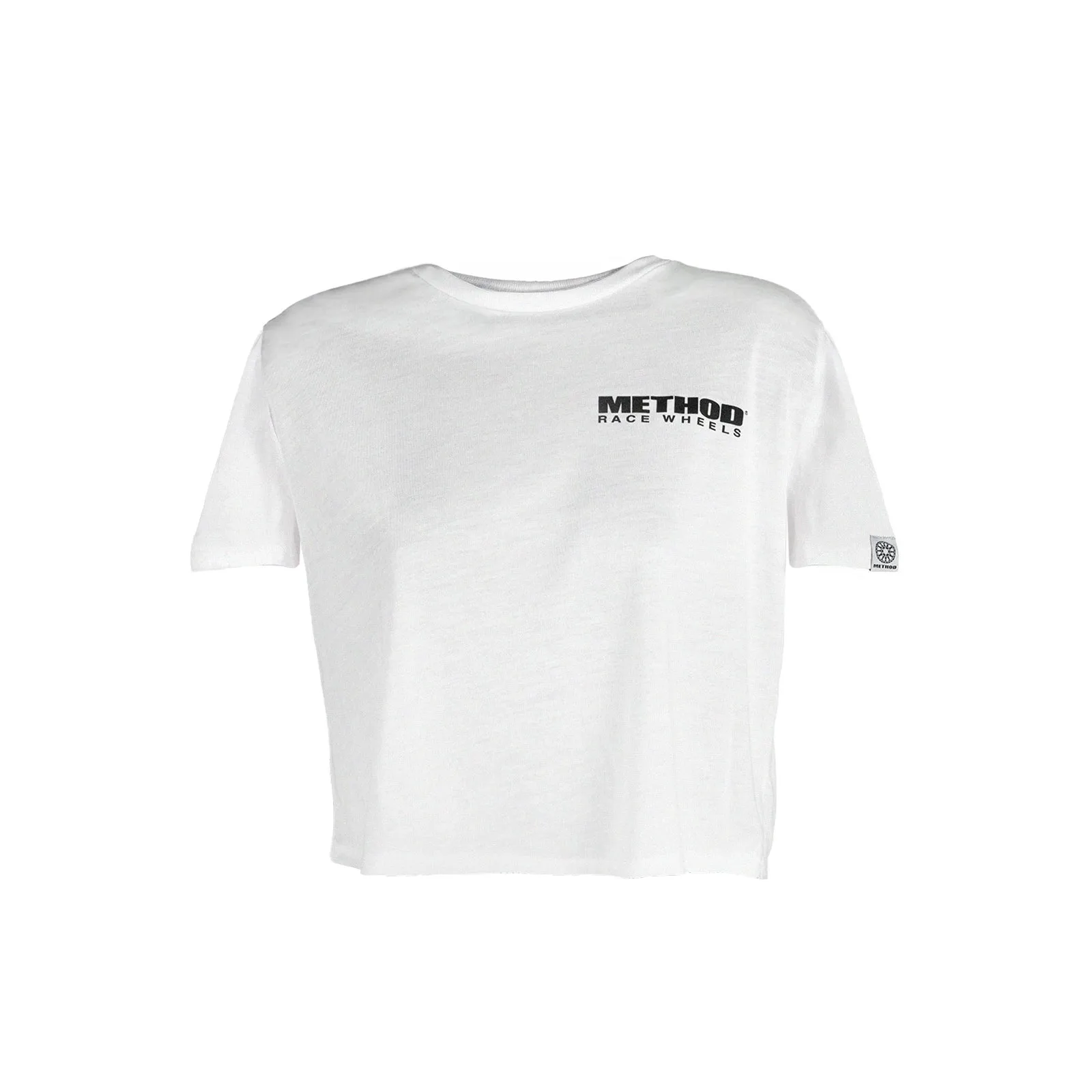 Method Endless Summer Ladies Crop Top Tee | White