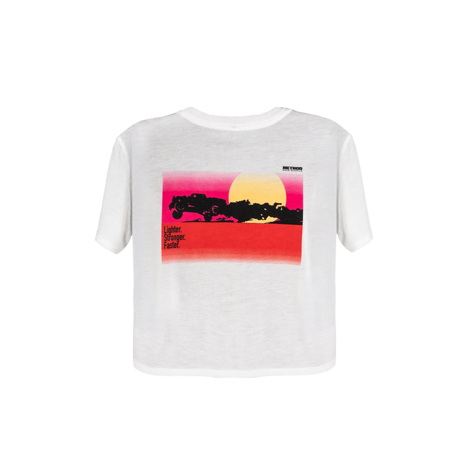 Method Endless Summer Ladies Crop Top Tee | White