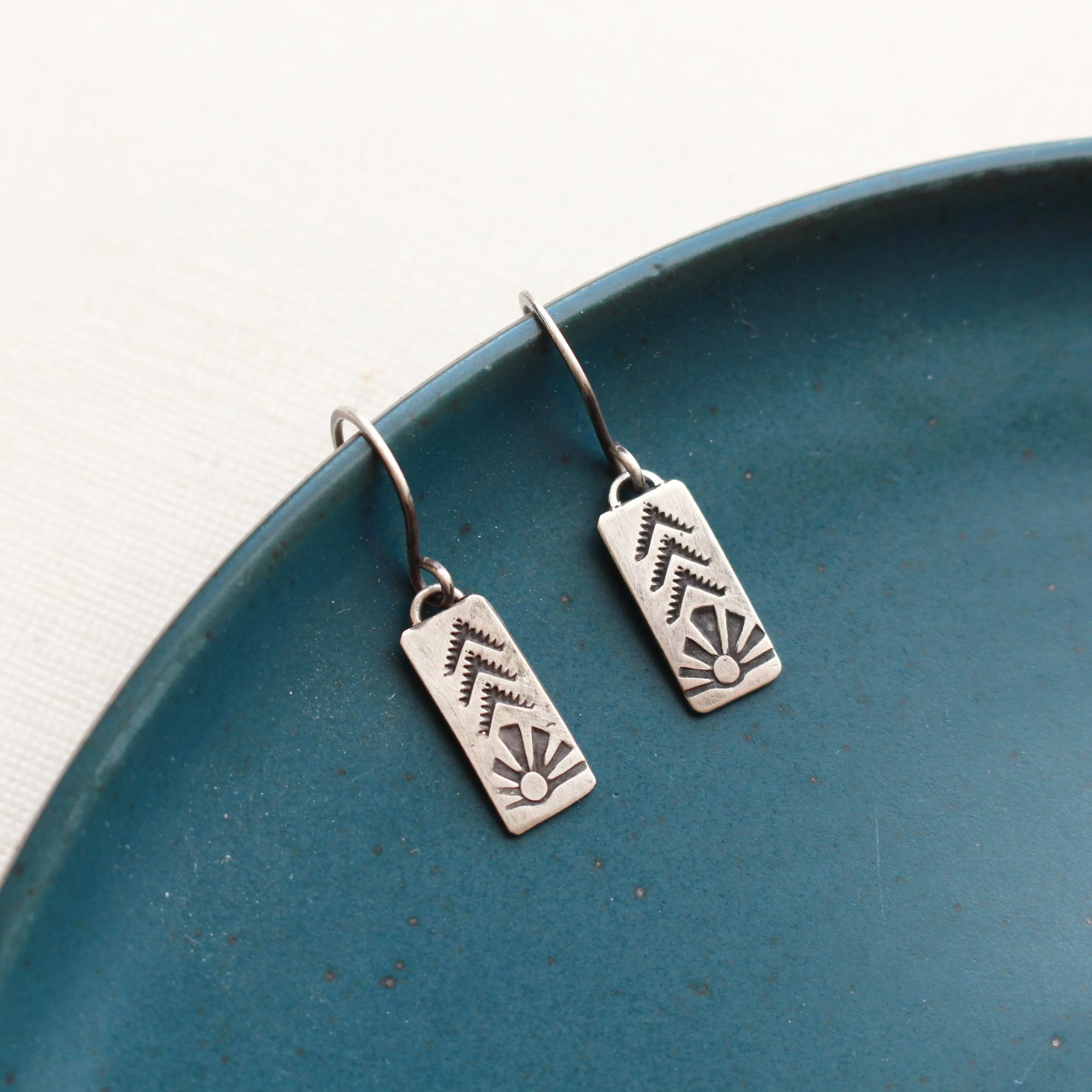 Mini Sun Bar Earrings