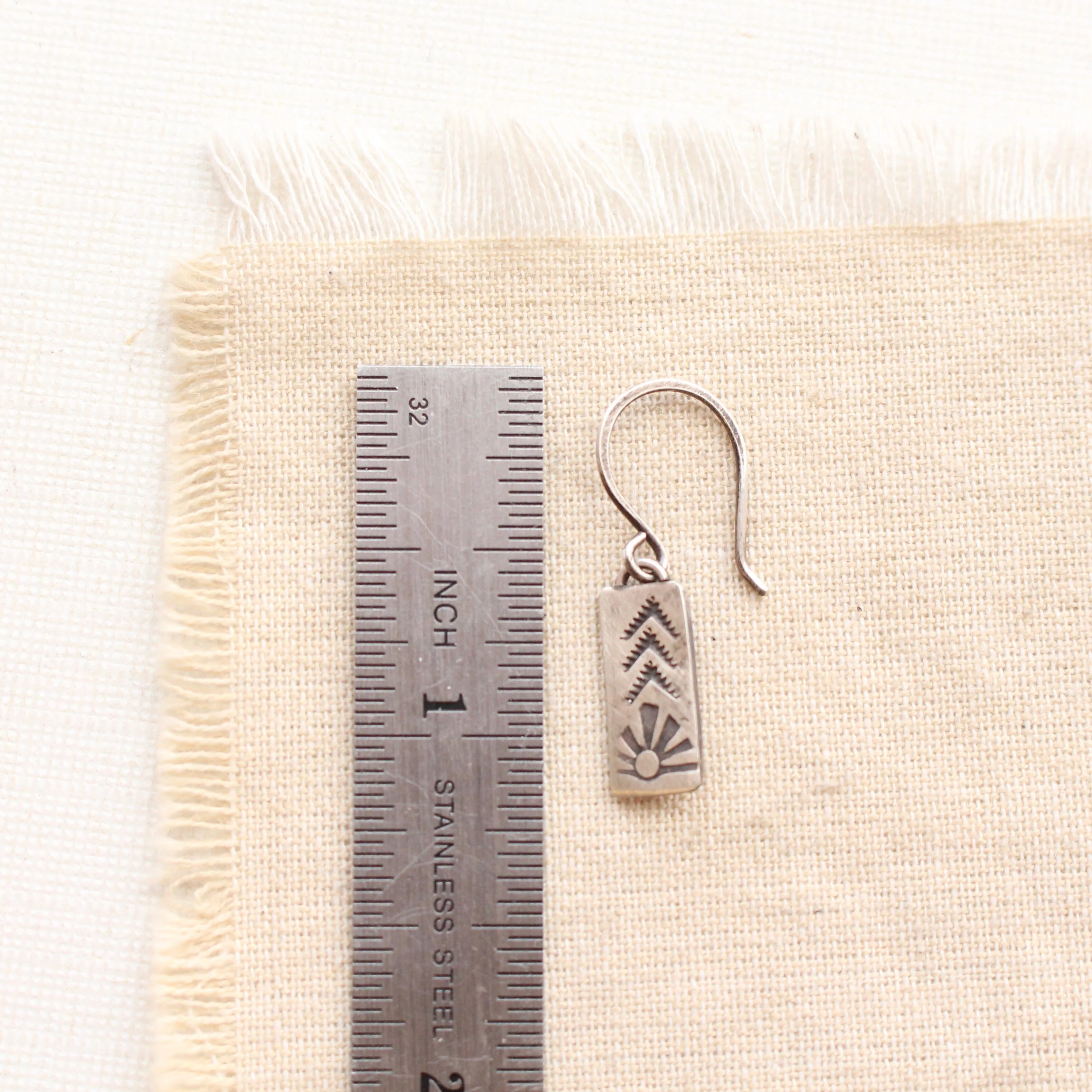 Mini Sun Bar Earrings