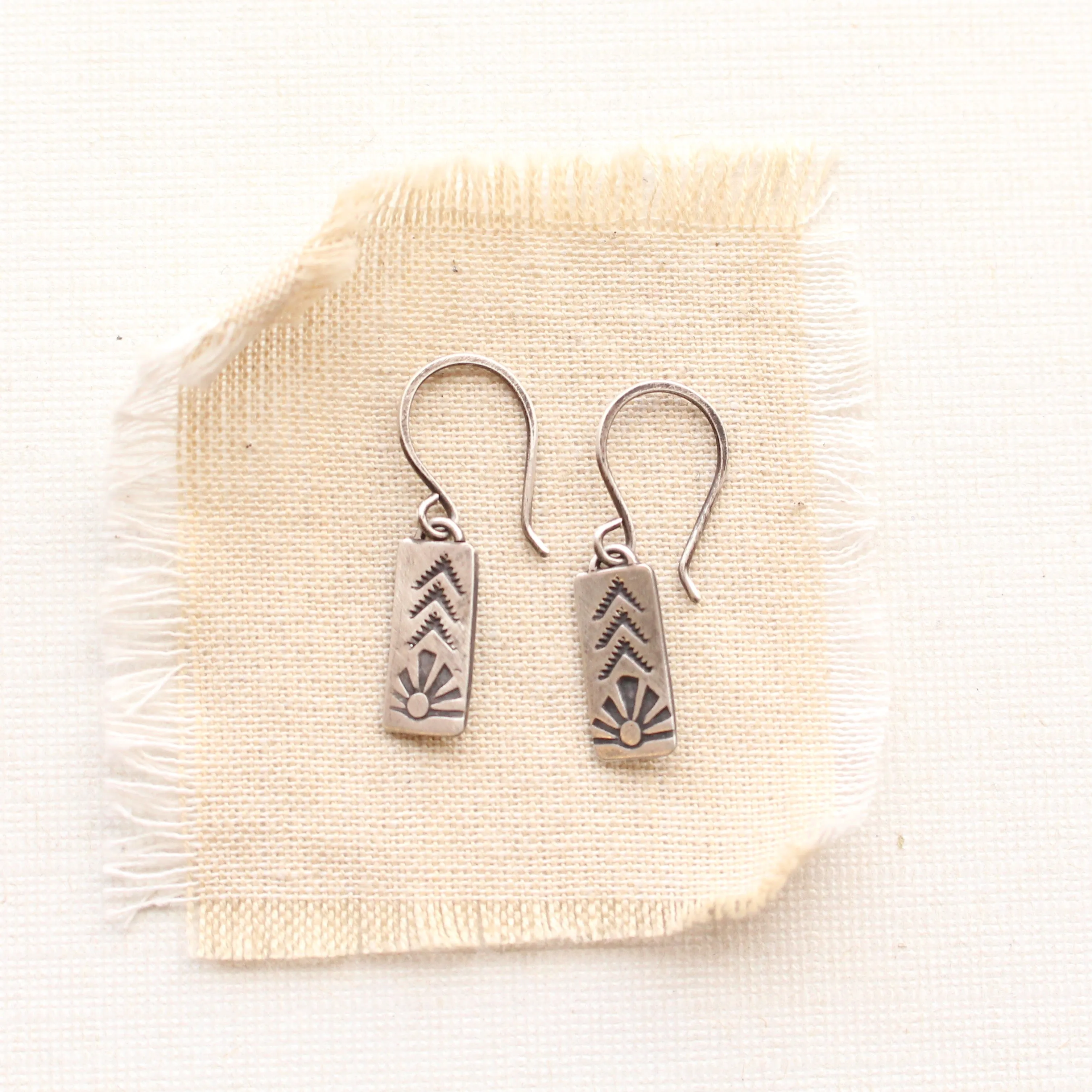 Mini Sun Bar Earrings
