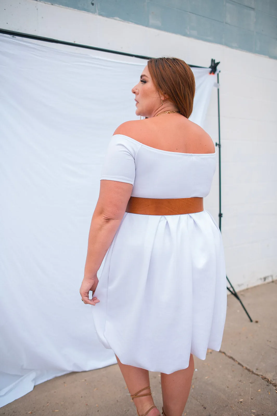 MISFIT ITEM - The Josie Dress - White - PLUS // Sizes 1XL, 2XL, 3XL