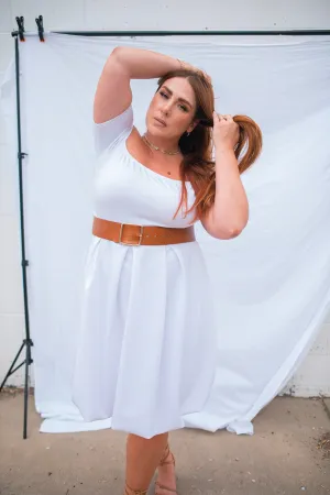 MISFIT ITEM - The Josie Dress - White - PLUS // Sizes 1XL, 2XL, 3XL