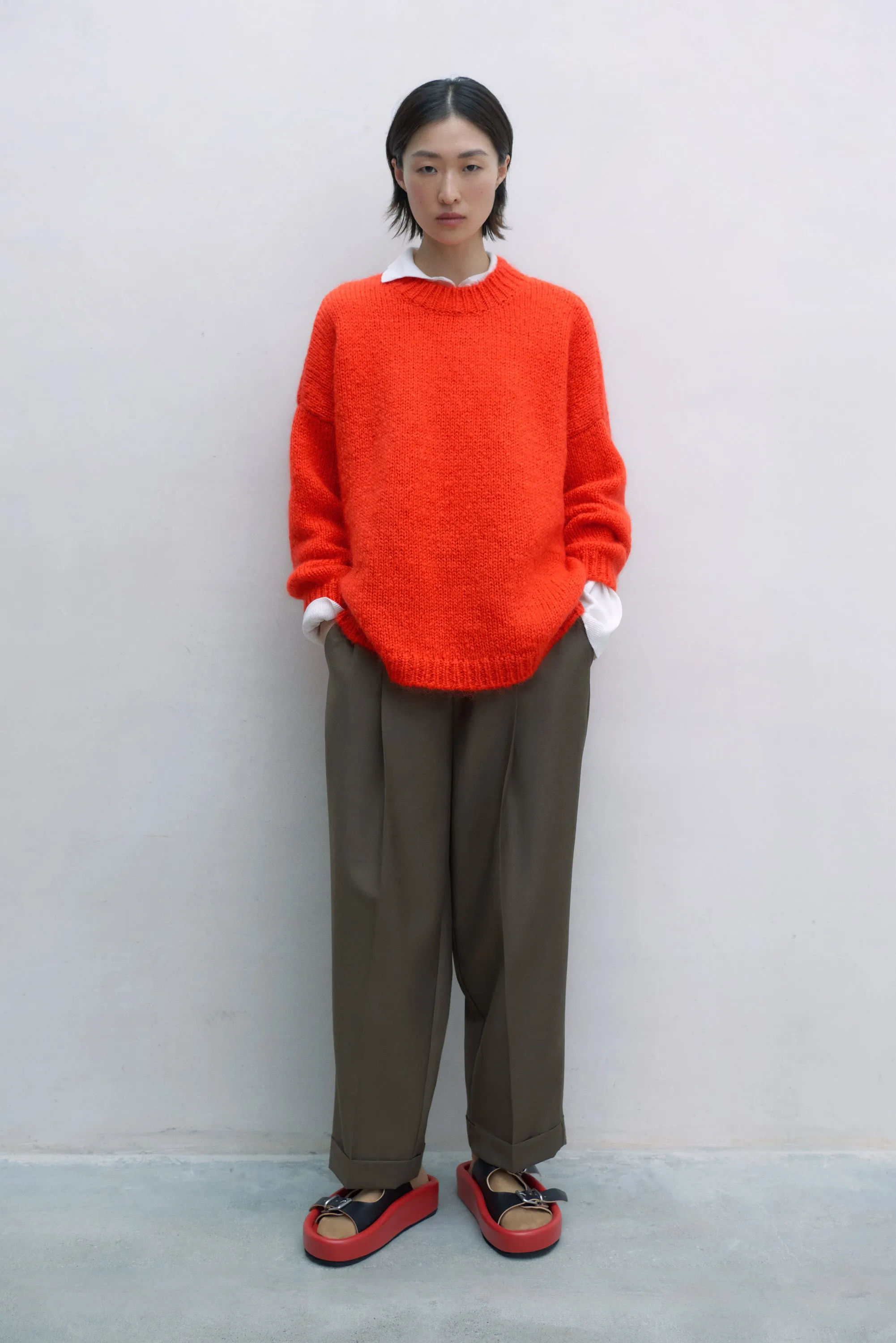 Mohair Sweater, Tangerine