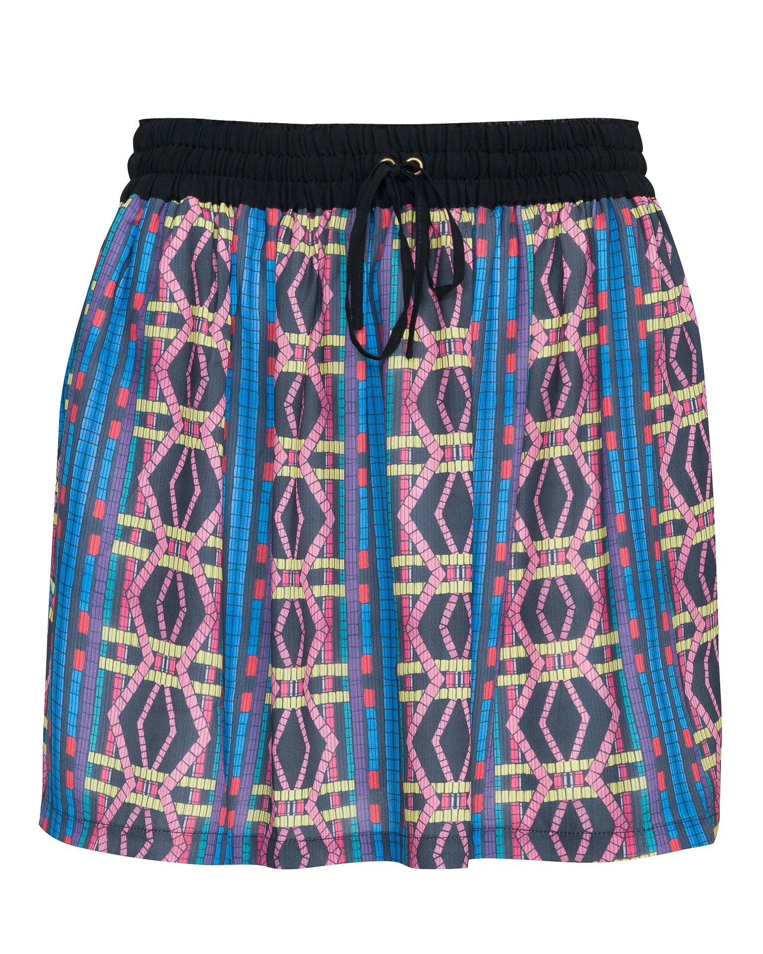 Mosaic Mural Skater Skirt