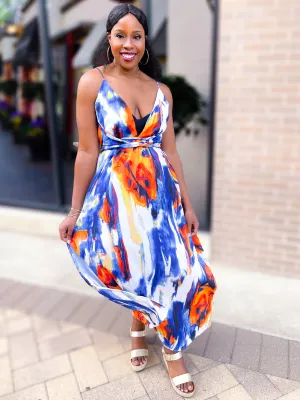 Mult-Color Maxi Sundress