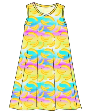 Neon Bananas Ladies' Swing Dress