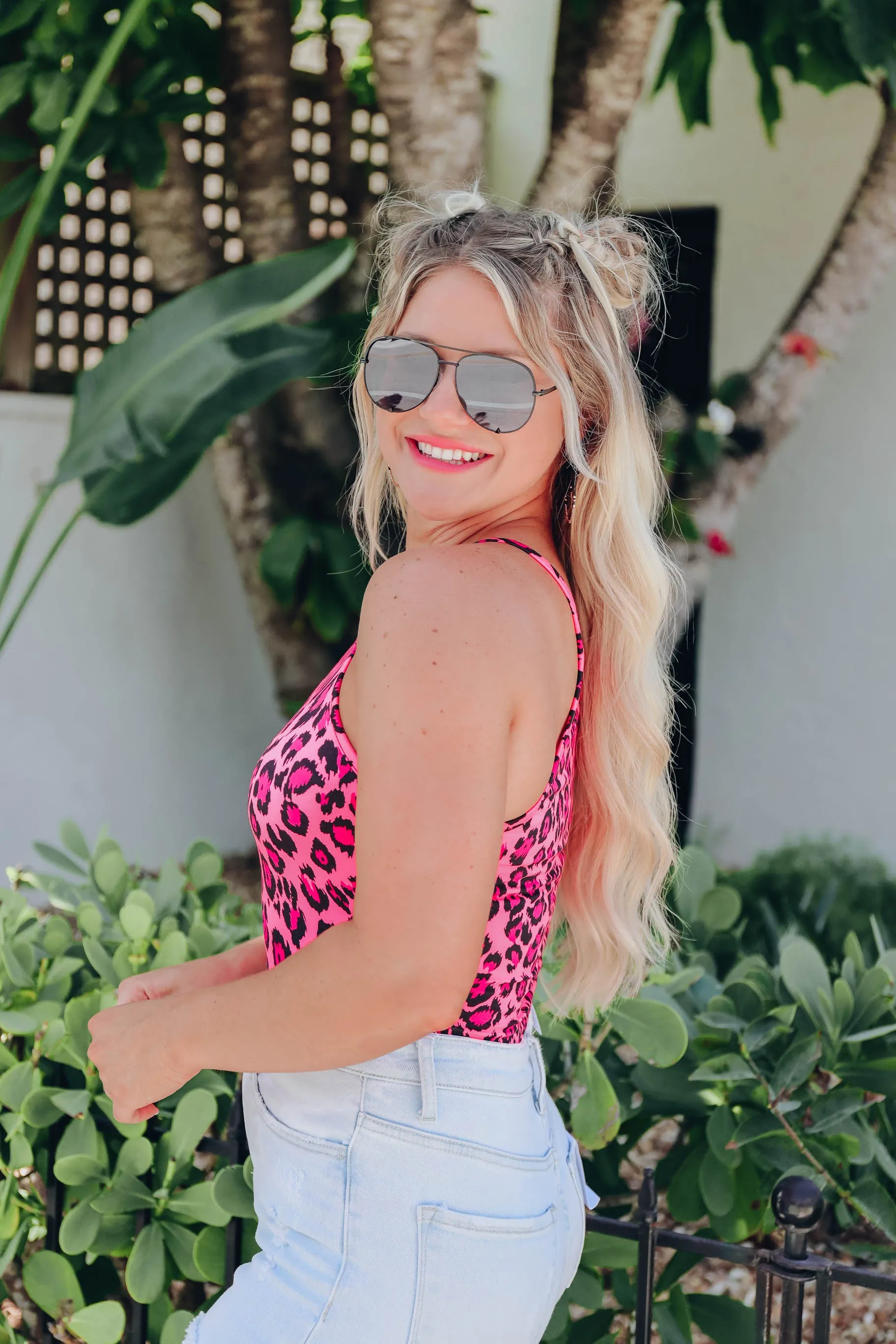 Nico Neon Leopard Bodysuit