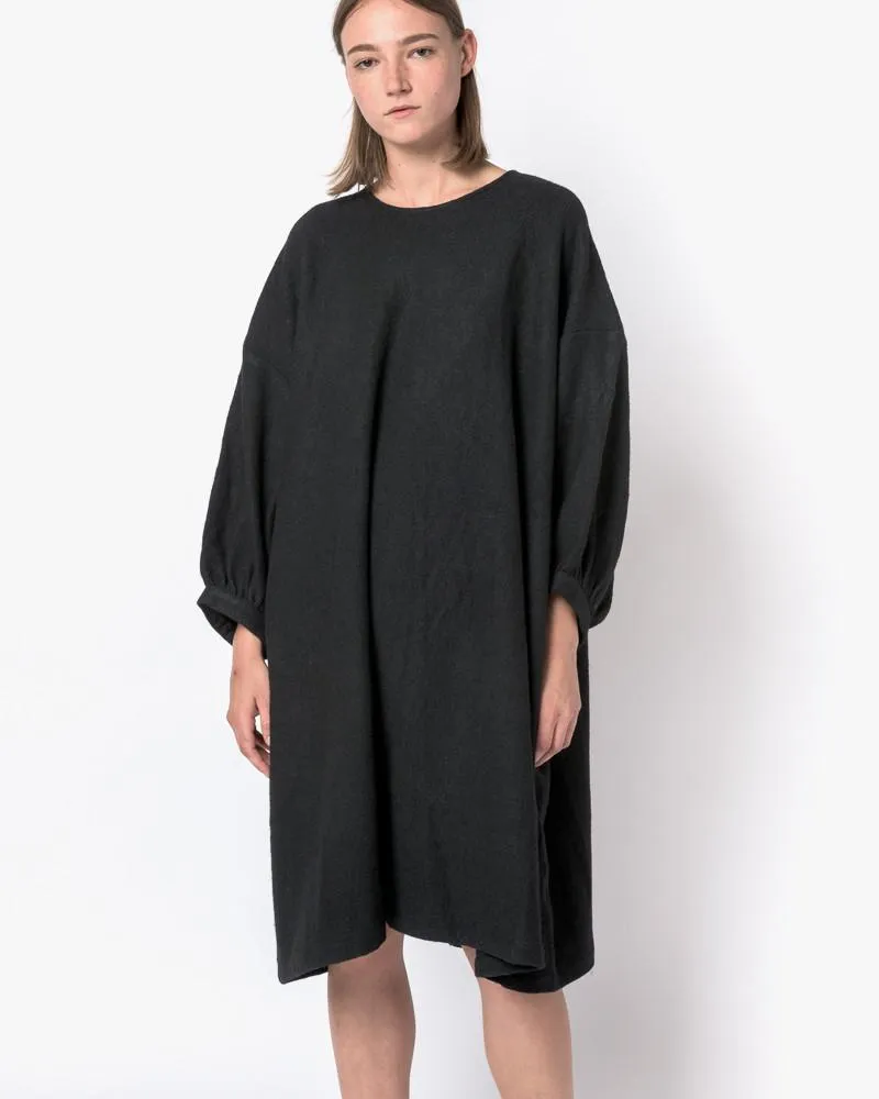 Nonchalant Wool Dress in Black