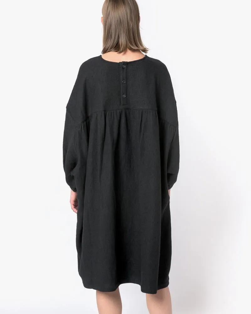 Nonchalant Wool Dress in Black