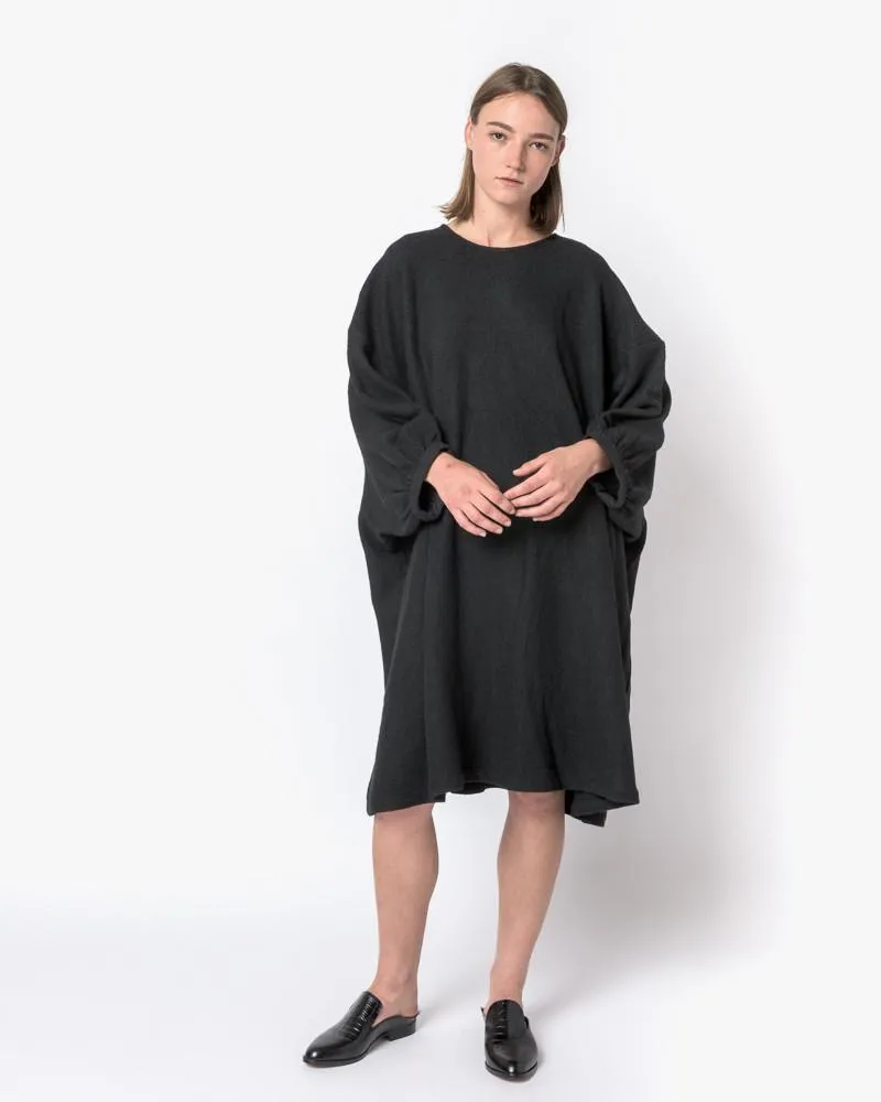 Nonchalant Wool Dress in Black