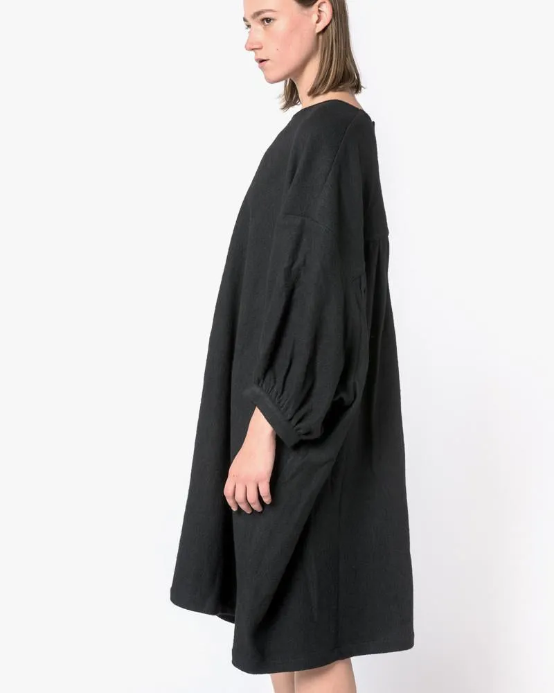 Nonchalant Wool Dress in Black