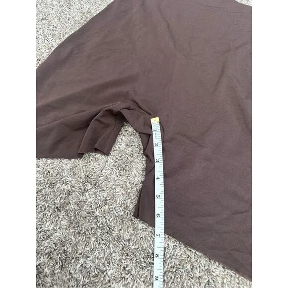NWT Skims Sheer Sculpt Low Back Short Espresso Brown Shapewear Plus Size 3X