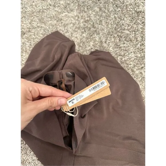 NWT Skims Sheer Sculpt Low Back Short Espresso Brown Shapewear Plus Size 3X