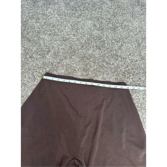 NWT Skims Sheer Sculpt Low Back Short Espresso Brown Shapewear Plus Size 3X