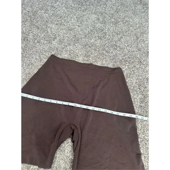 NWT Skims Sheer Sculpt Low Back Short Espresso Brown Shapewear Plus Size 3X