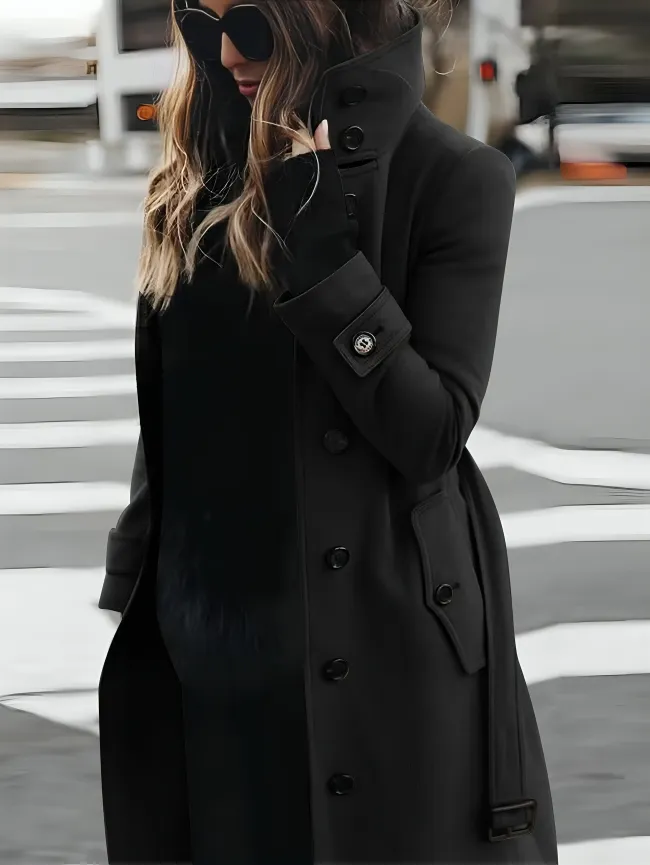 Olivia - Slim-Fit Long Sleeve Winter Coat for Women