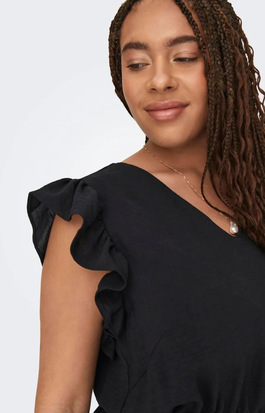 Only Carmakoma Metta Dress in Black