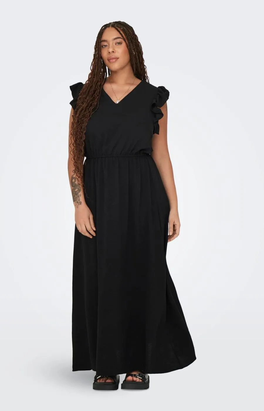 Only Carmakoma Metta Dress in Black